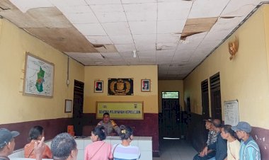 Bhabinkamtibmas-Desa-Naruwolo-Mediasi-Dugaan-Pencurian,-Kedua-Pihak-Sepakat-Berdamai-Secara-Kekeluargaan