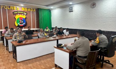 Anev-Operasi-Aman-Nusa-II-Turangga-2026,-Polres-Ngada-Perkuat-Evaluasi-dan-Pelaporan-Kegiatan