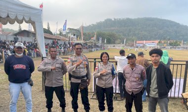 POLRES-NGADA-AMANKAN-TURNAMEN-HANDAYANI-CUP-I-2026-DI-MATALOKO-‎