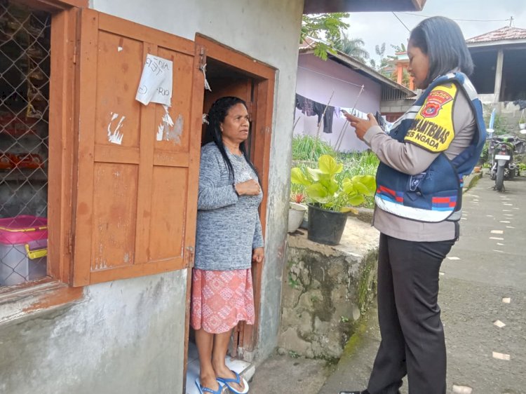 Bhabinkamtibmas Kelurahan Kisanata ajak Warga Meningkatkan Kepedulian terhadap Keamanan Diri dan Lingkungan