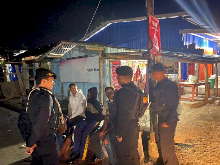 Patroli Perintis Presisi Sat Samapta Polres Ngada, Jaga Kamtibmas Tetap Kondusif di Wilayah Kota Bajawa  ‎