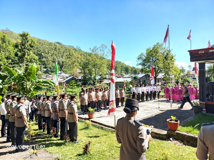 Penghormatan kepada Pejuang, Polres Ngada Gelar Ziarah Makam Alm. Bonefasius Jawa Sambut Hari Bhayangkara ke-80