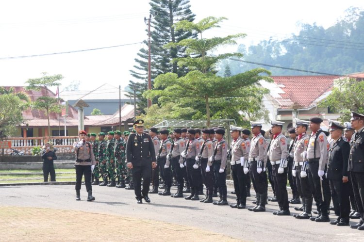HUT BHAYANGKARA KE-80, KAPOLRES NGADA TEGASKAN KOMITMEN POLRI HADIR MELAYANI MASYARAKAT