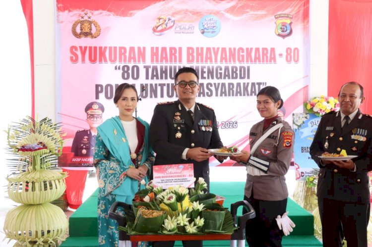 Polres Ngada Gelar Syukuran Hari Bhayangkara ke-80, Perkuat Sinergi dan Pengabdian untuk Masyarakat ‎