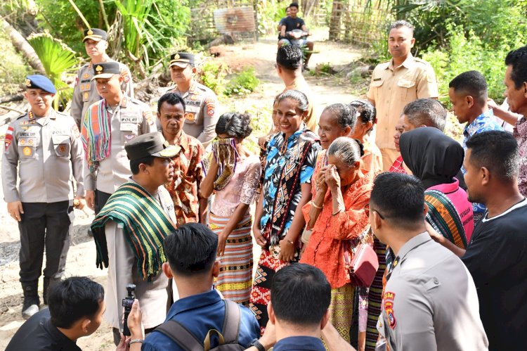 Kapolda NTT Resmikan Jembatan Merah Putih, Tangis Haru Warga Bestobe Pecah Sambut Harapan Baru