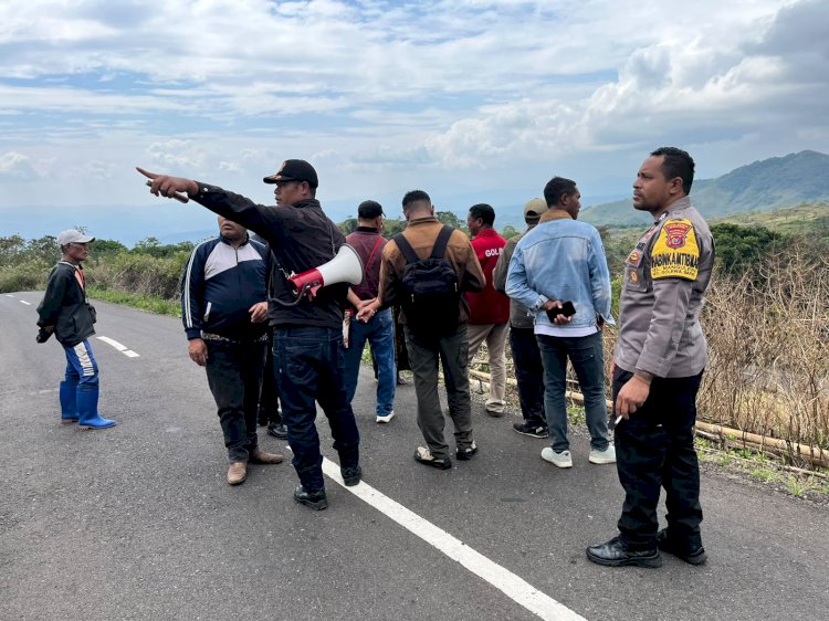POLSEK GOLEWA RESPONS CEPAT SENGKETA TANAH SUKU DI GOLEWA BARAT, MASYARAKAT DIIMBAU MENAHAN DIRI DAN MENJAGA KONDUSIVITAS
