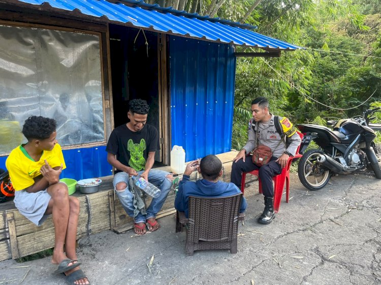 Ciptakan Situasi Aman dan Kondusif, Bhabinkamtibmas Desa Beja Aktif Sambangi Warga