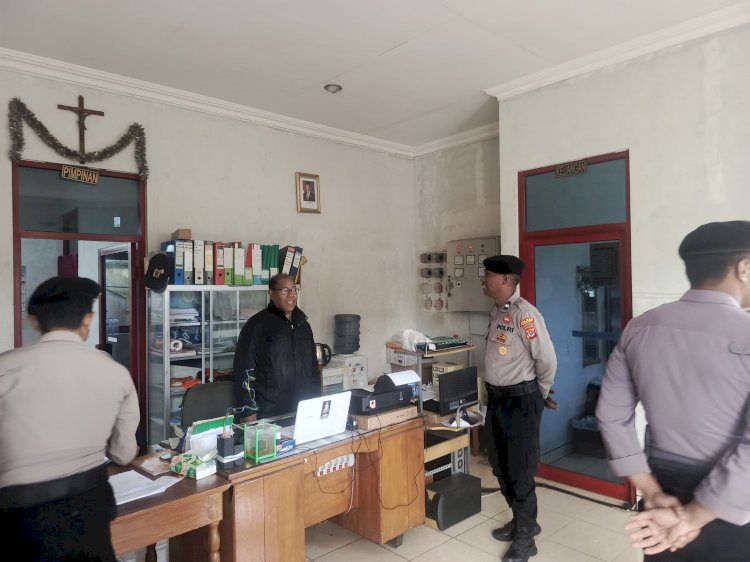Cegah Gangguan Kamtibmas dan Premanisme, Sat Samapta Polres Ngada Intensifkan Patroli Dialogis di Kota Bajawa