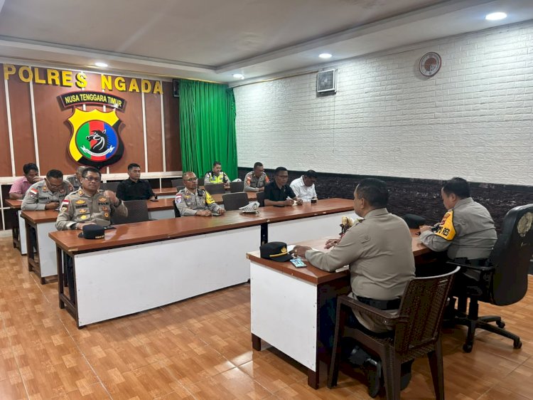 Anev Operasi Aman Nusa II Turangga 2026, Polres Ngada Perkuat Evaluasi dan Pelaporan Kegiatan
